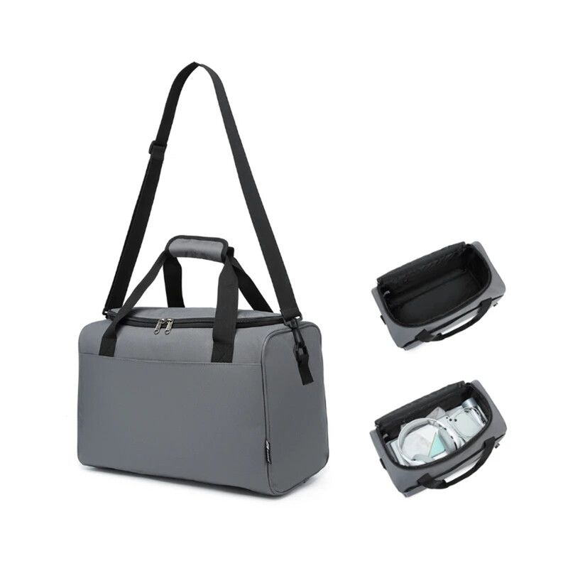 KONO 40x20x25 cm Ryanair Unter-Sitz-Tasche, 20 L Leichtes Kabinenhandgepäck für Reisen und Pendeln (Grau)