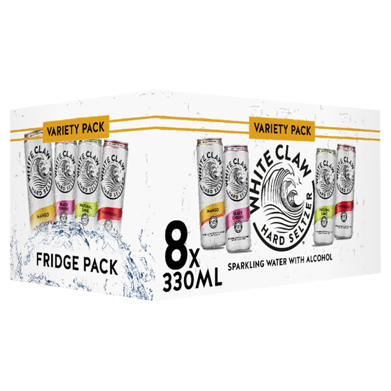 Hard Seltzer Variety Pack 8 X 330ml