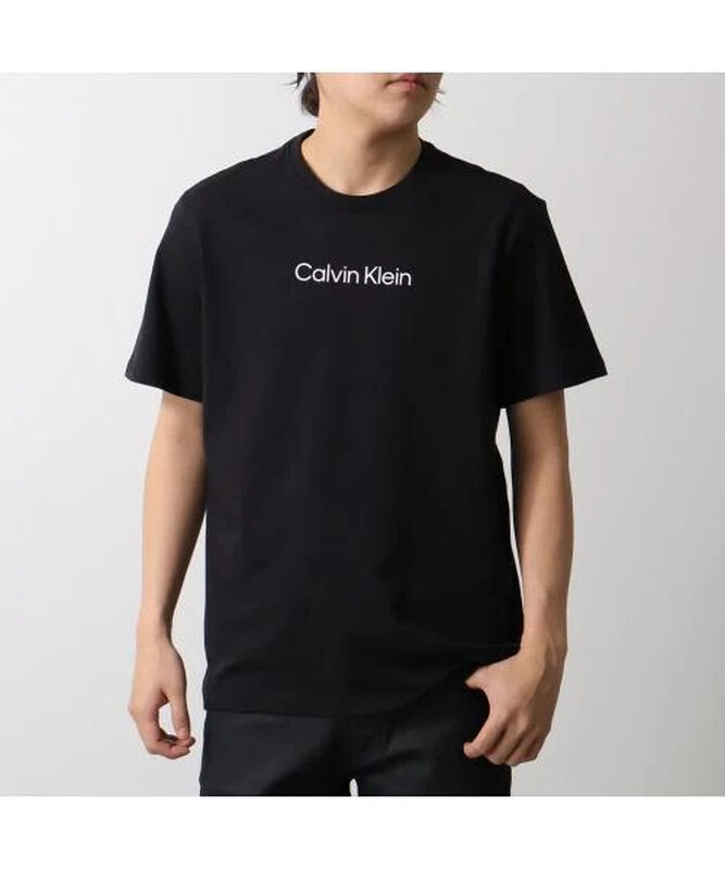 Calvin Klein Essential Cotton Logo T-Shirt - Black