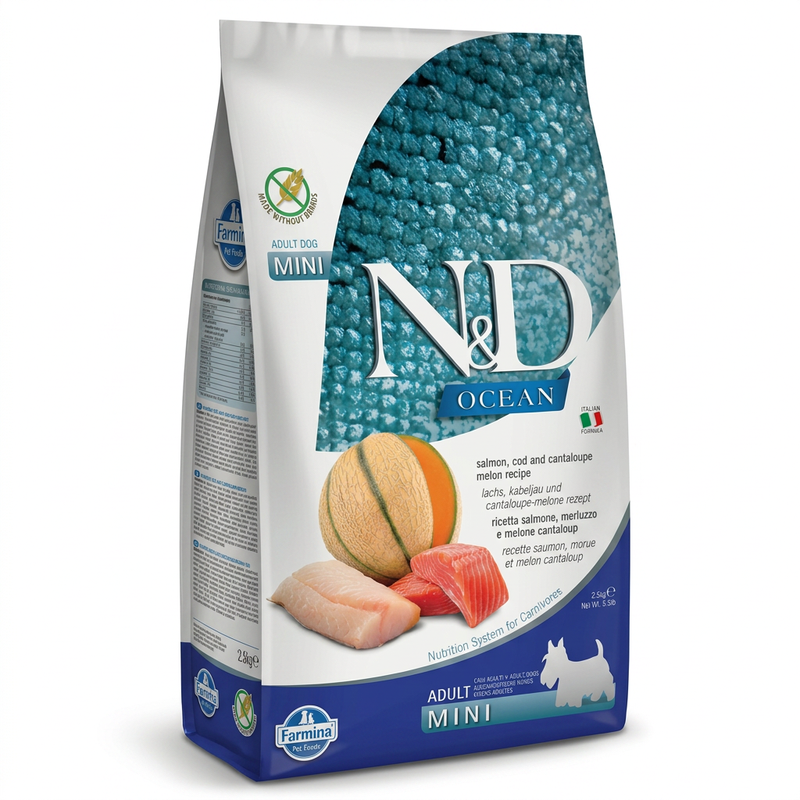 Farmina N&D Marine Serie Lachs Adult Kleine Hunde Nahrung 2,5 kg