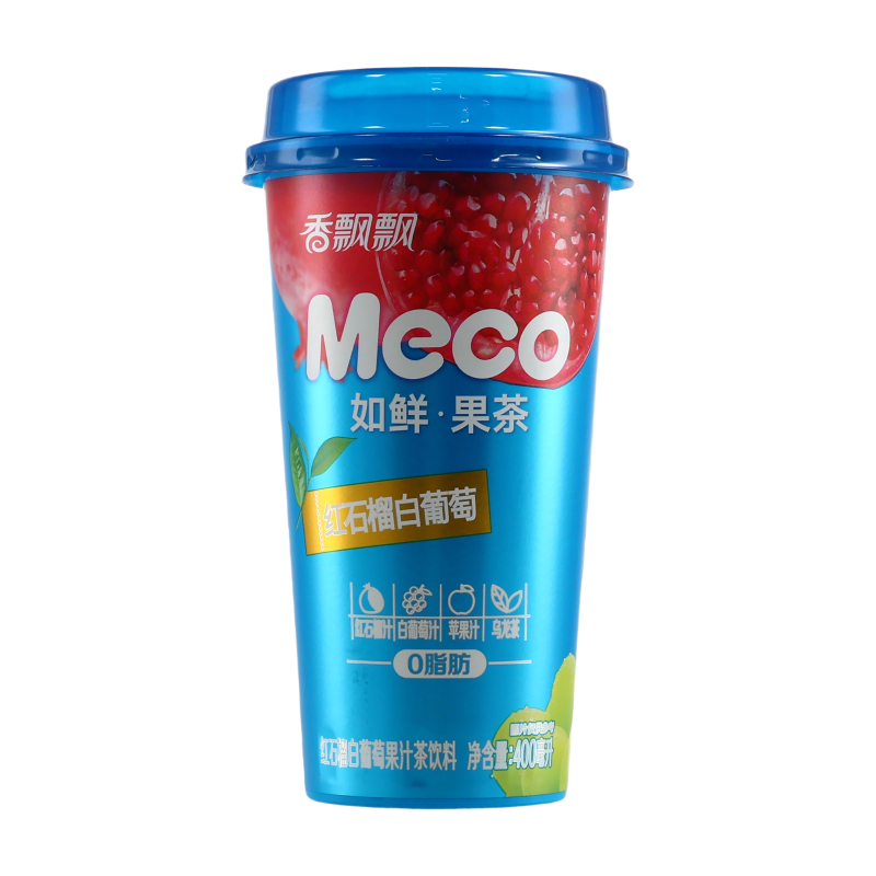 Meco Juice Tea Pomegranate & White Grape Flavor 400ml