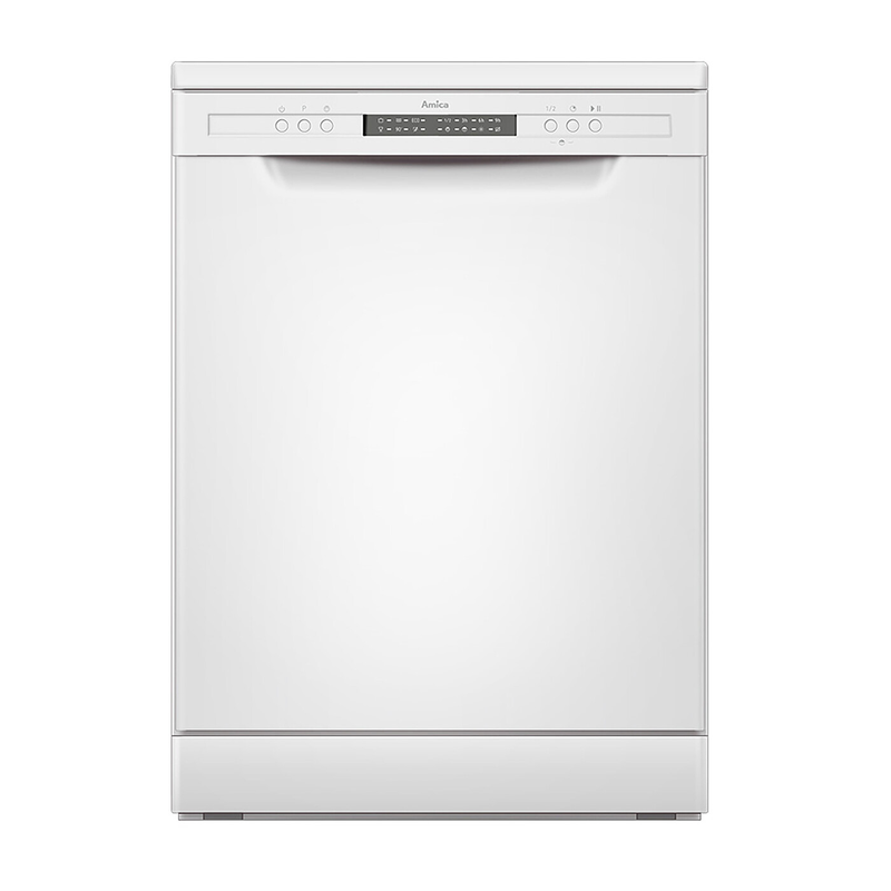 [Free Install] Amica ADF650WH 60 cm Freestanding Dishwasher – 14 Place Settings – Ene
