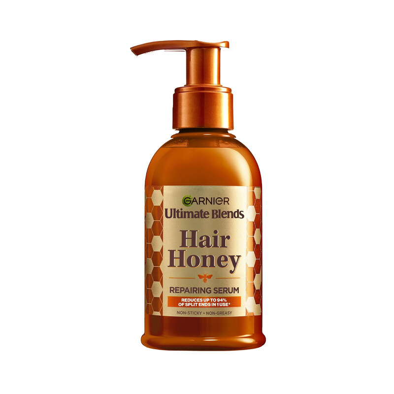 Garnier Ultimate Blends Hair Honey Repairing Serum 115ml Split End Treatment - Image 8