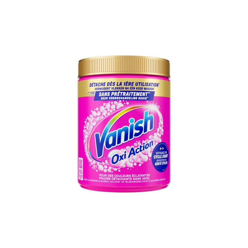 Vanish Oxi Action Vlekkenverwijderaar Poeder Roze