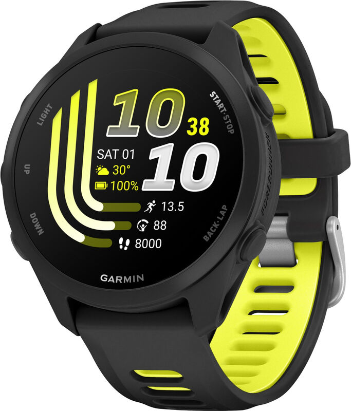 GARMIN Forerunner 170 GPS smartwatch 42 mm - zwart/geel