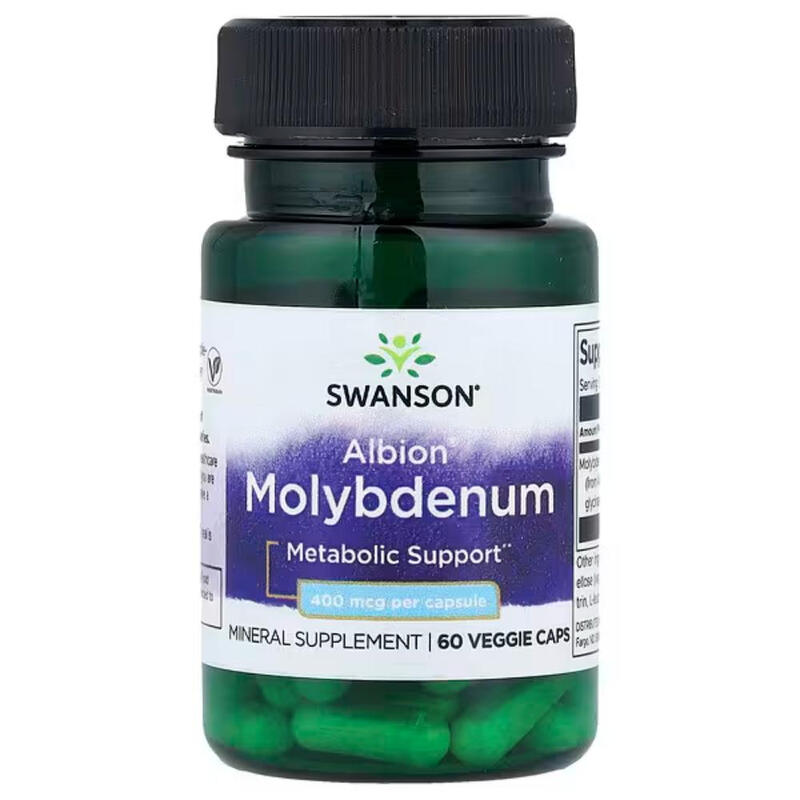 Albion Molybdenum 400 mcg - 60 Vegan Capsules