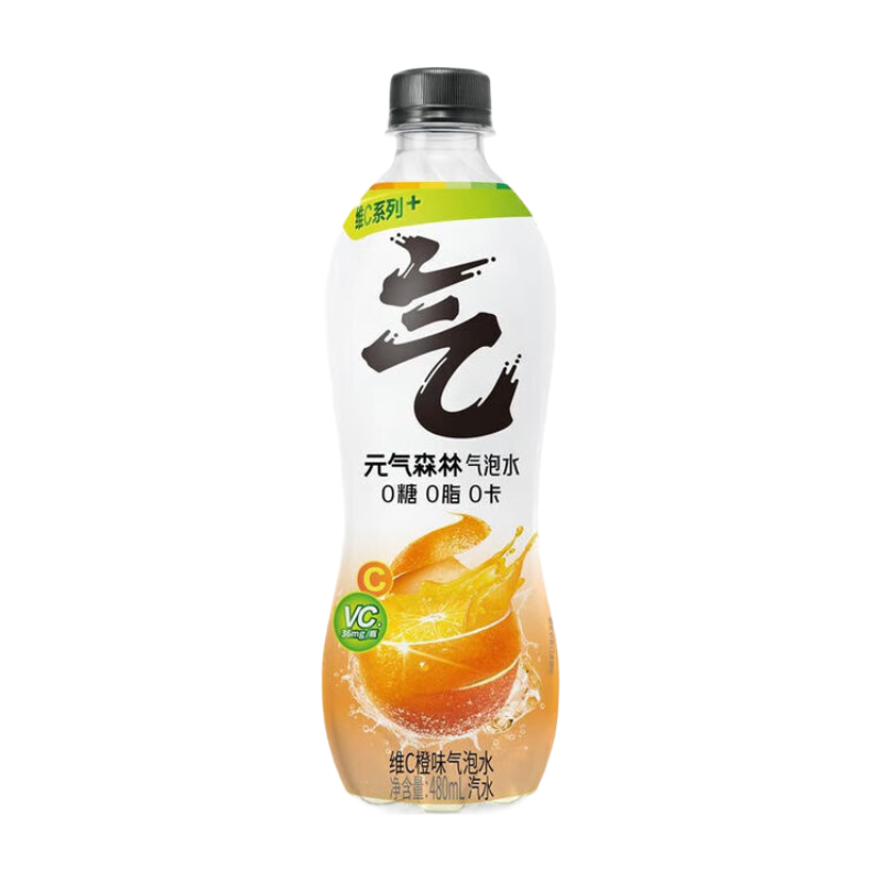 Vitamin C Orange Flavor Sparkling Water 480ml