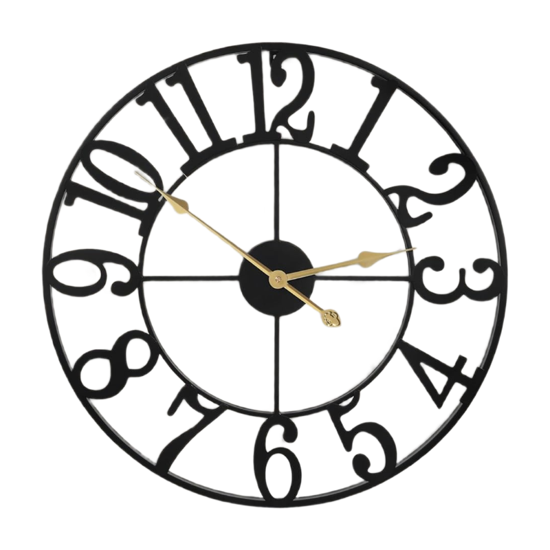 Horloge murale HAITANG 311 60cm Noir