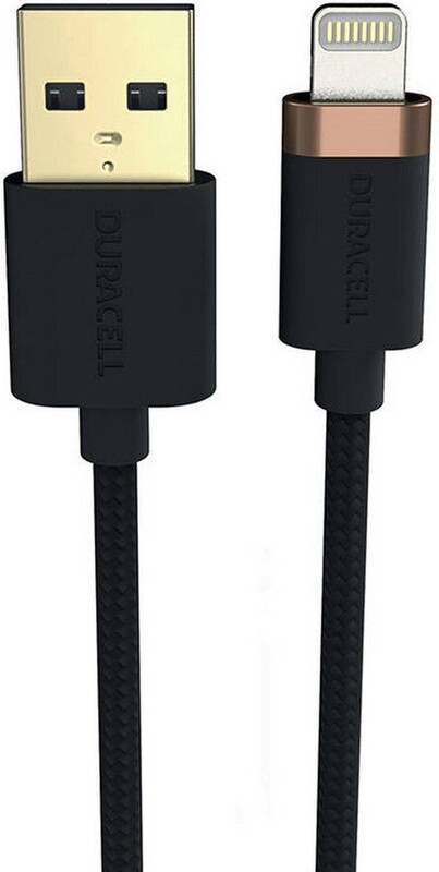 Duracell USB7022A Lightning-kabel Zwart