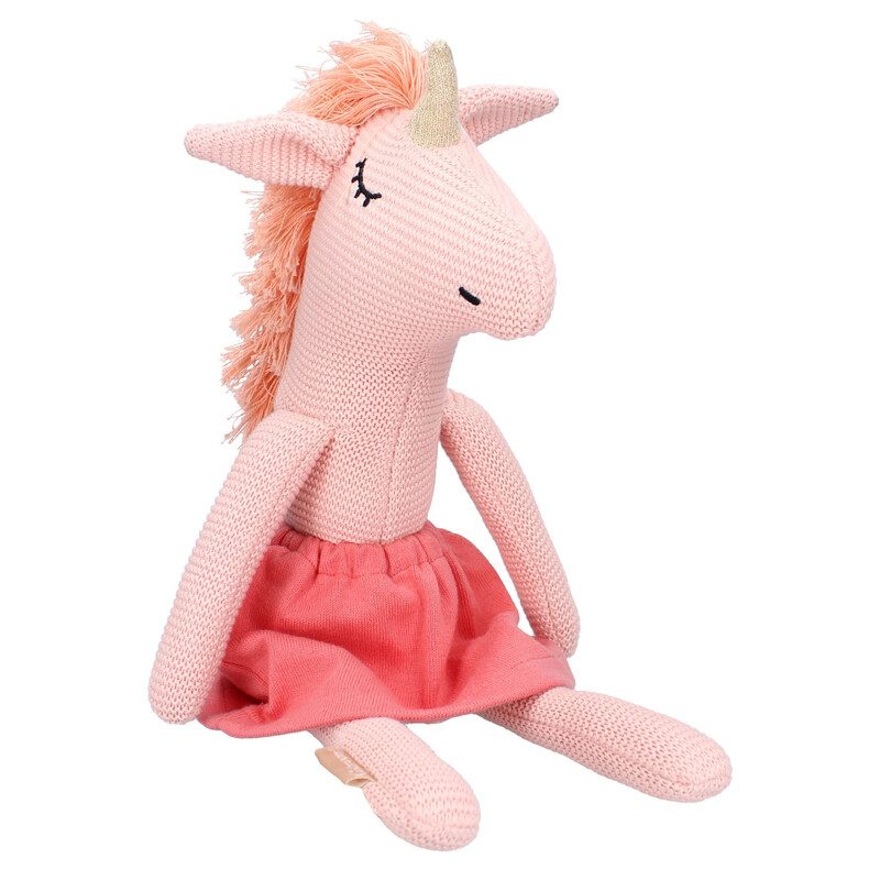 VADOBAG Cuddle Me Tight Knuffel Stella Eenhoorn – 45 cm, Lichtroze