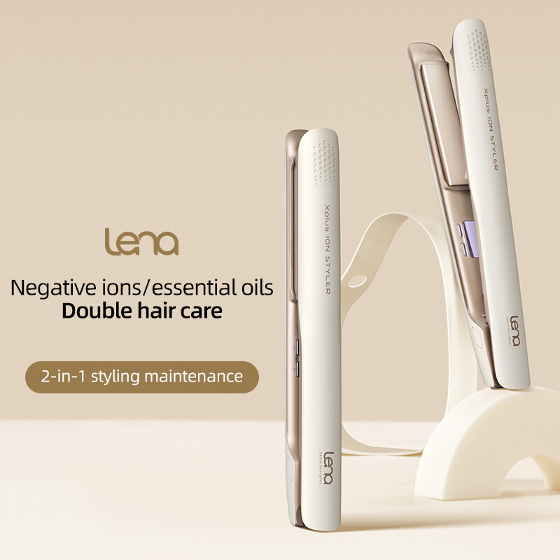 48 million negative ion curling iron 3D floating panel adjustable temperature control