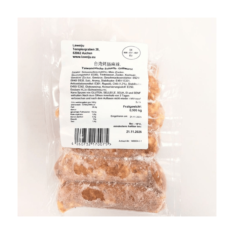 Laweiju scharfe Grillwurst 500 g