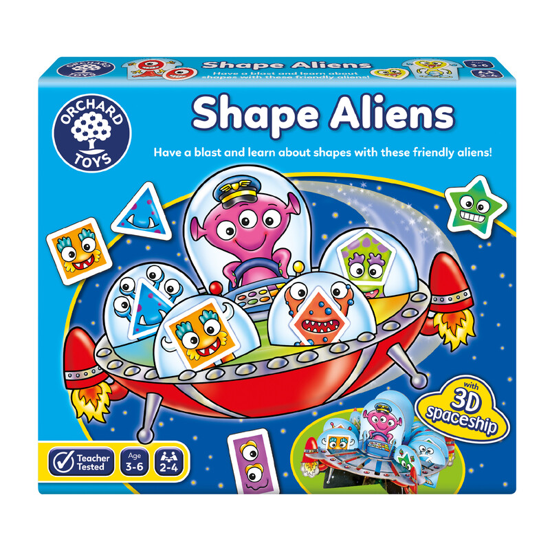 Shape Aliens Matching Game