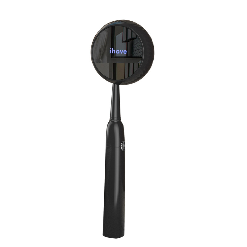 toothbrush sanitizer F4-Black with toothbrush holder