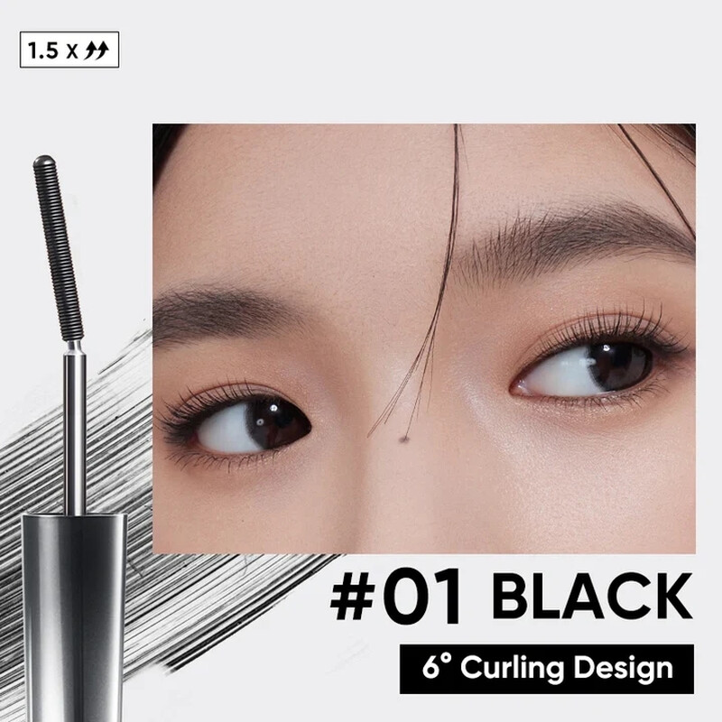 JUDYDOLL CURLING IRON MASCARA #01 BLACK