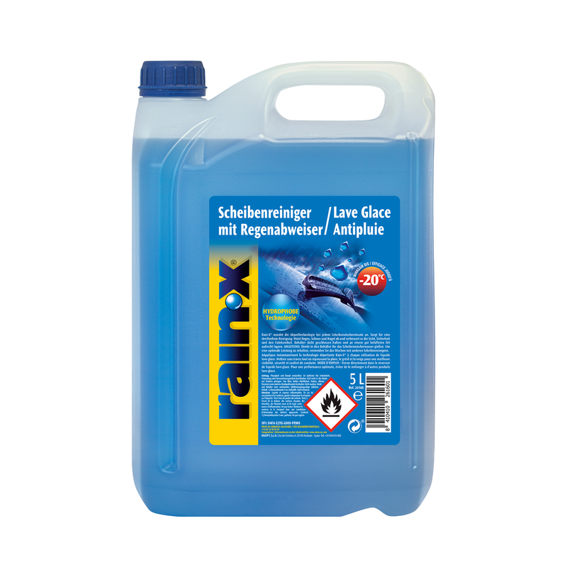 Rain-X Lave-glace Concentré avec Hydrofuge -20 °C - 5 L