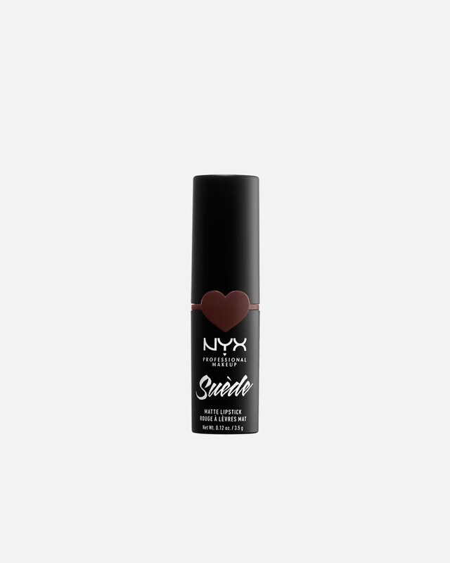 NYX Professional Makeup Suede matte lippenstift, veganistische formule, Cold Brew True Brown, 3,5 g