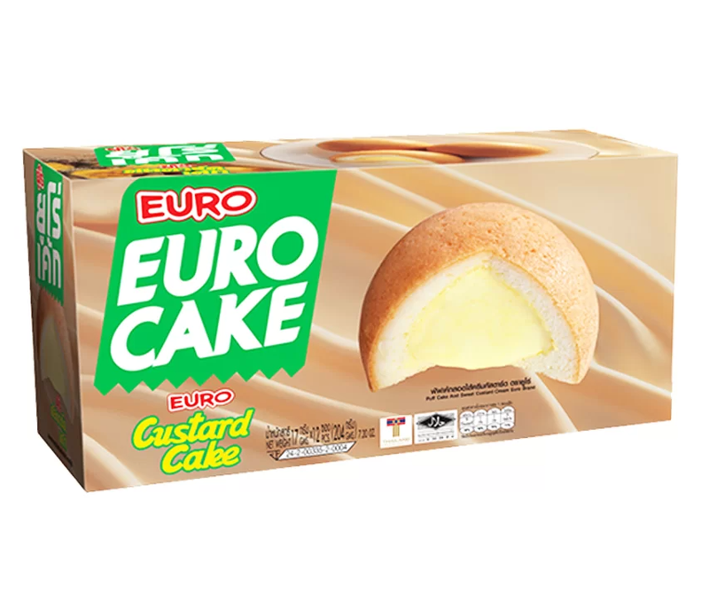 Euro Cake Tarte Moelleuse Jaune 204 g