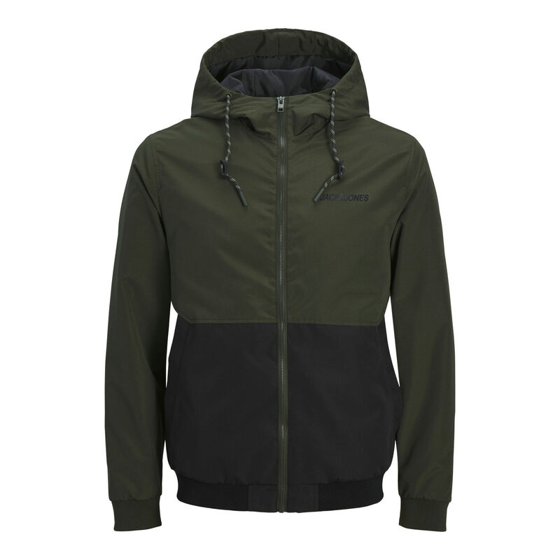 JACK&JONES ESSENTIALS JJERUSH Bomber à capuche taille taille