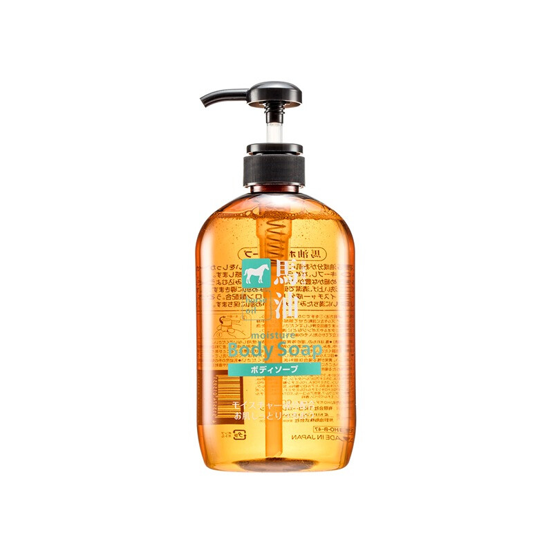 CYCLEAR Kumano Yushi Horse Oil Natural Weakly Acidic Body Wash 600ML