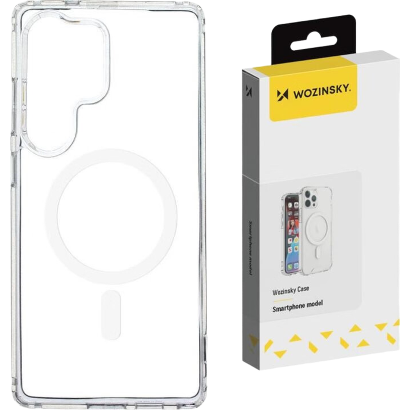 Wozinsky Ultra Clear MagSafe Hülle für Samsung Galaxy S25 - Transparent