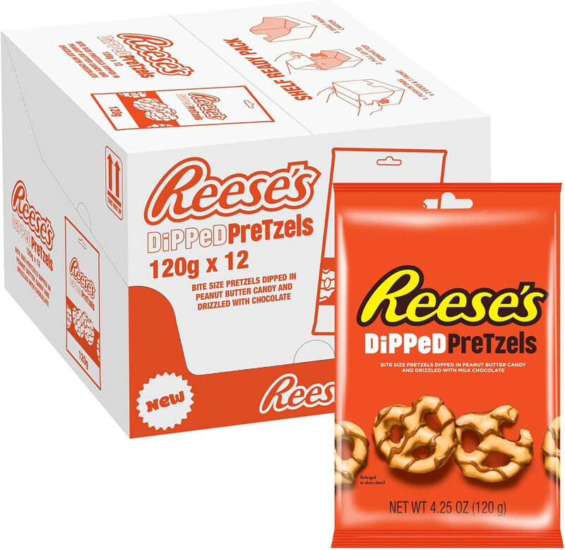 Reese's Dipped Pretzels zak 12 x 120 g
