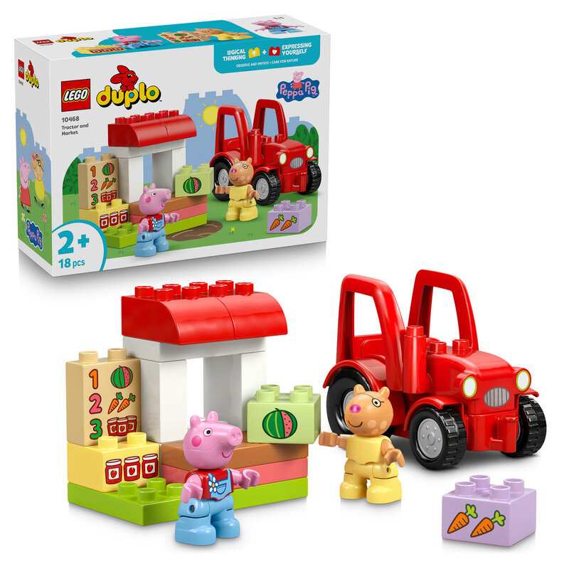 LEGO DUPLO Peppa Pig 10468 Tractor en marktkraam
