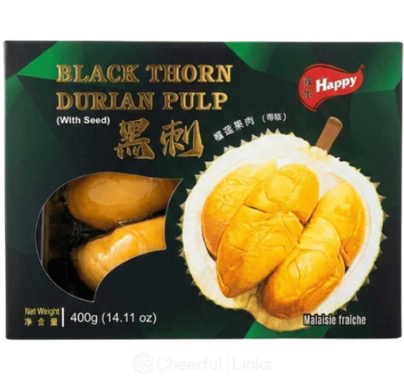 Black Happy Thorn Durian Pulp 400G