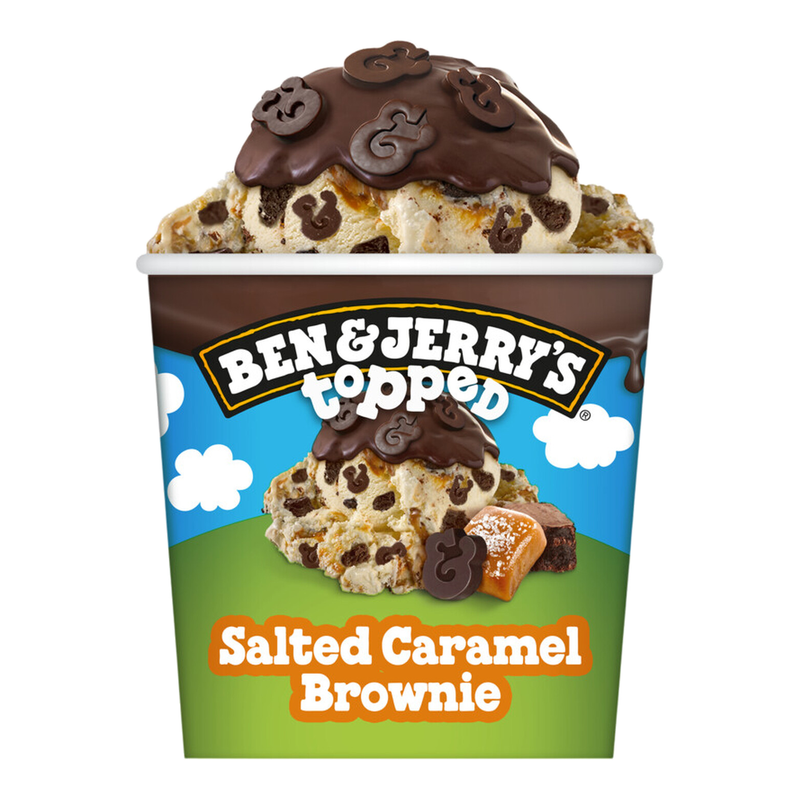 Ben&Jerry's Topped Caramel Brownie IJs - 438 g