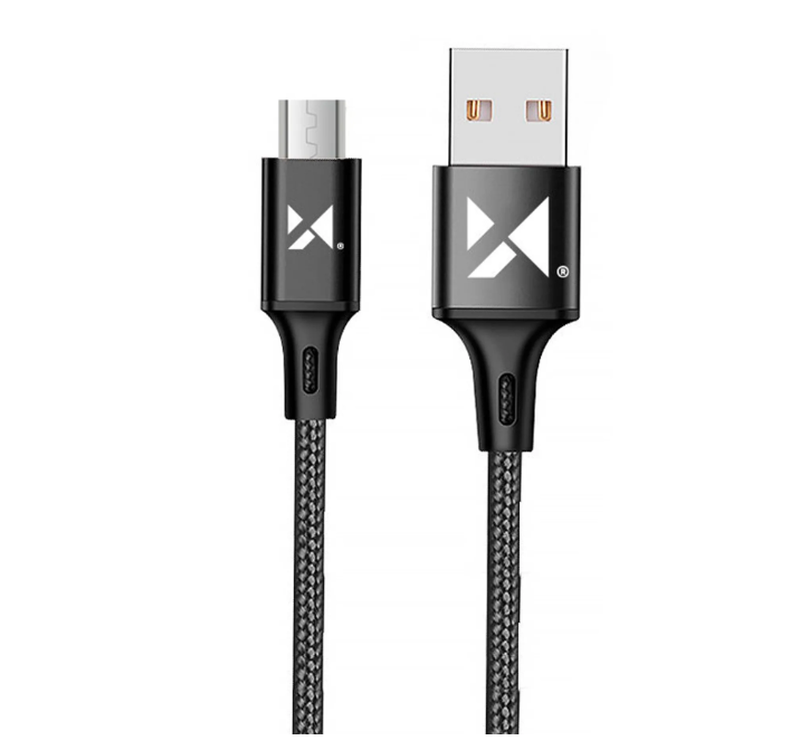 Wozinsky WUC-M1B Schwarz USB-Kabel - Micro-USB 2,4A 1m