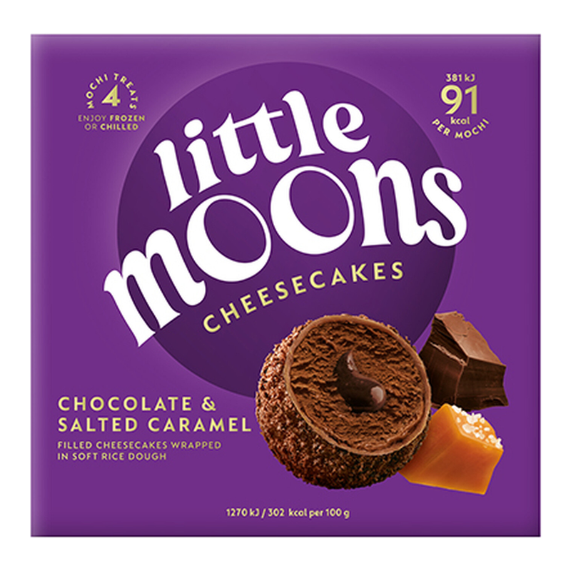 Little Moons Mochi-Eis Schokolade & Gesalzener Karamell-Käsekuchen 4 × 30 g