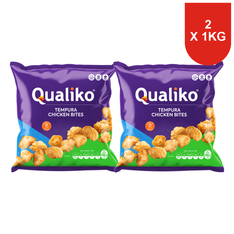Qualiko diepvries tempura kipstukjes 1 kg x 2