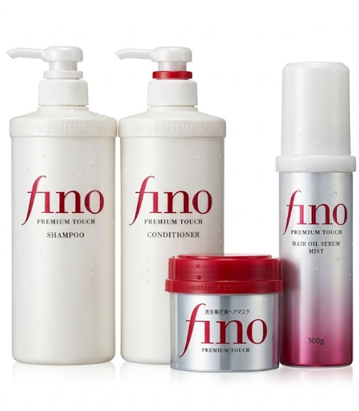 [Bestes Angebot] fino Ultimate Repair 4-Schritte-Haarpflegeset: Shampoo, Conditioner, Haarmaske & Haaröl