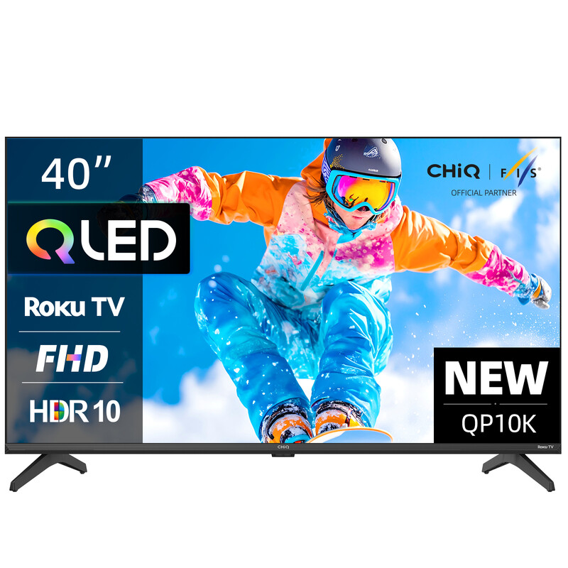 40QP10K HD Smart QLED Roku TV HDR10