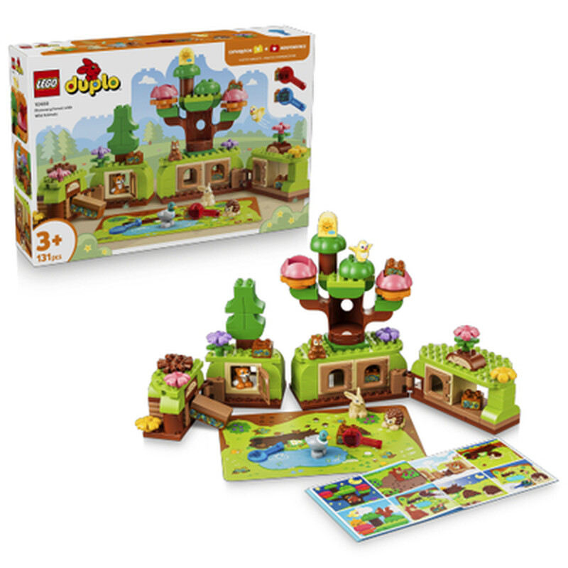 LEGO® DUPLO® Ontdekkingsbos met wilde dieren