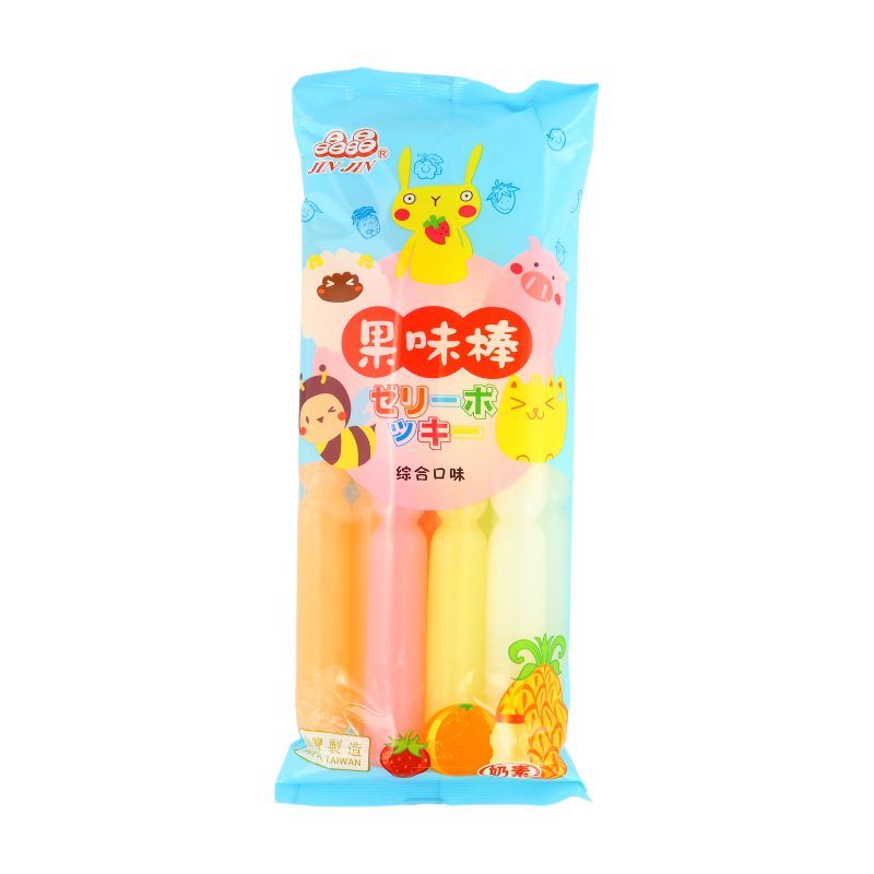 Jin Jin Fruit Flavour Bar Assorted Flavours with Sweetener 680g
