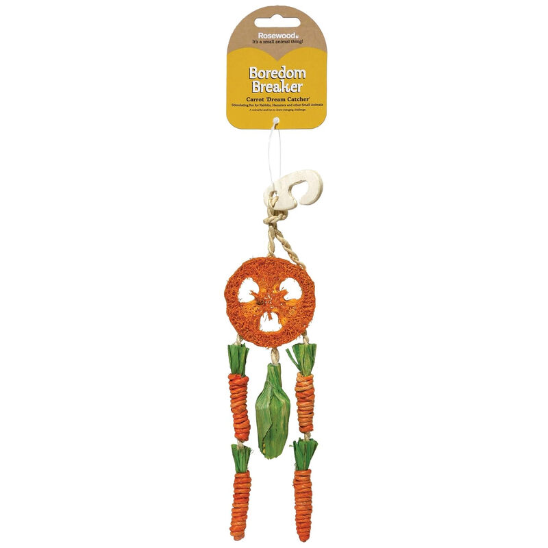 Carrot Dream Catcher Toy for Small Animals
