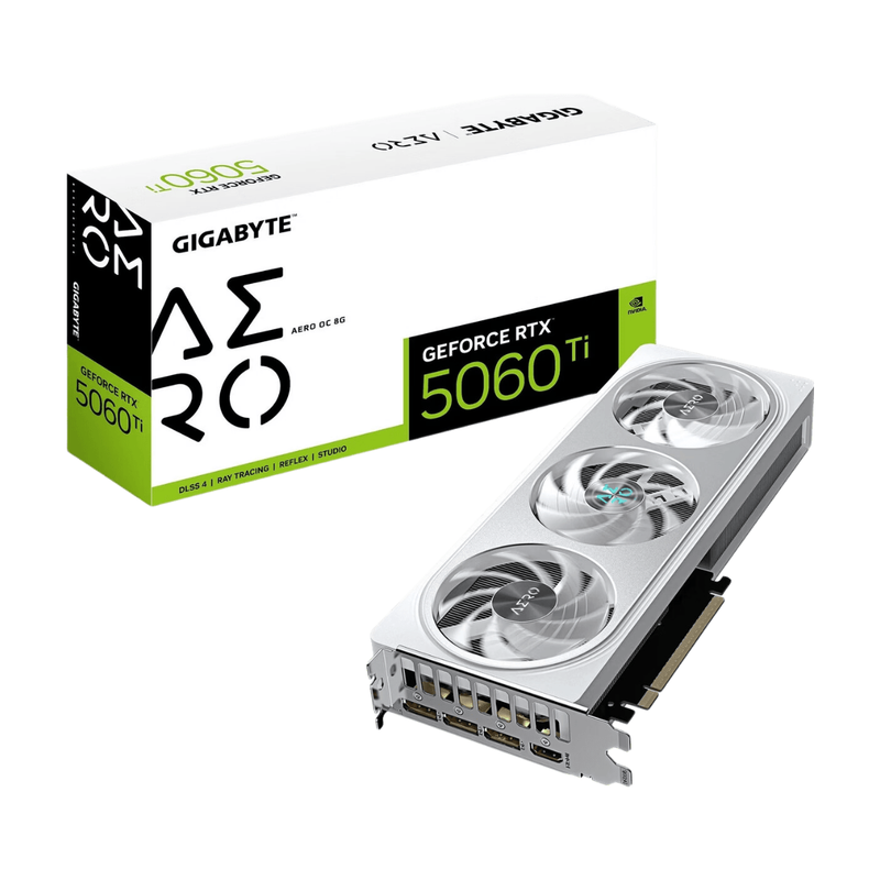 Gigabyte GeForce RTX 5060 Ti AERO OC (8 GB, GDDR7), Grafikkarte, Weiss - Image 2