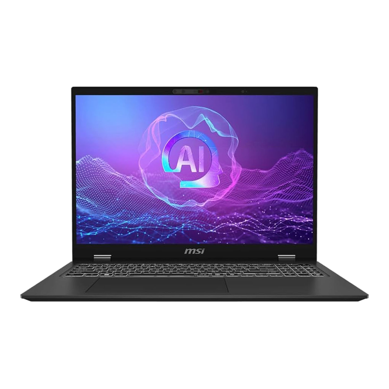MSI PrestigePro 16 AI B2HVEG 259FR Intel Core Ultra 9 Ordinateur portable 40 6 cm 16 UHD+ LPDDR5x SDRAM SSD NVIDIA GeForce RTX 4050 Wi Fi 7 802.11be Windows 11 Pro Neuf