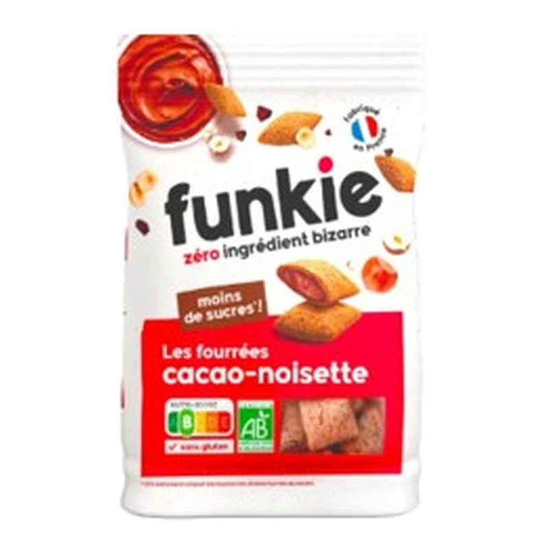 Céréales Fourrées Cacao Et Noisette Bio Funkie Le Paquet De