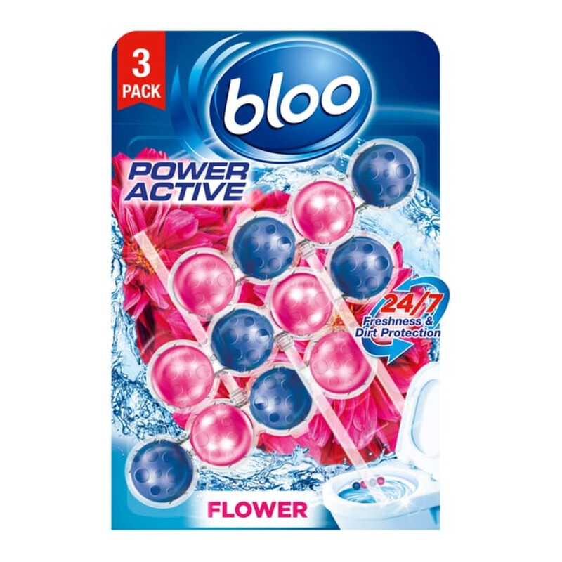 Bloo Power Active Flower Rim Block 3 x 50g