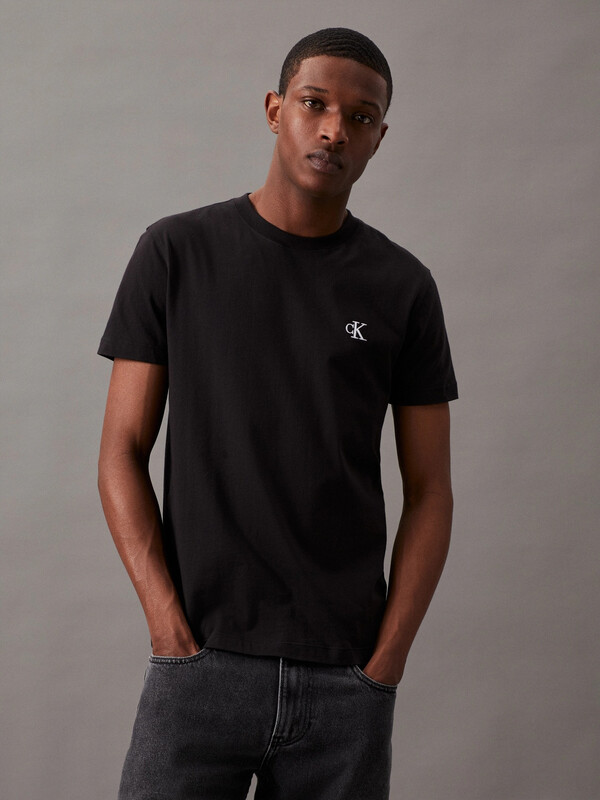 Calvin Klein CK Essential slim T-shirt - CK zwart, heren, maat M