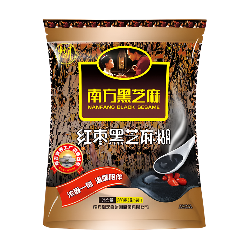 Nanfang Schwarze Sesampaste (Rote Dattel) 360 g