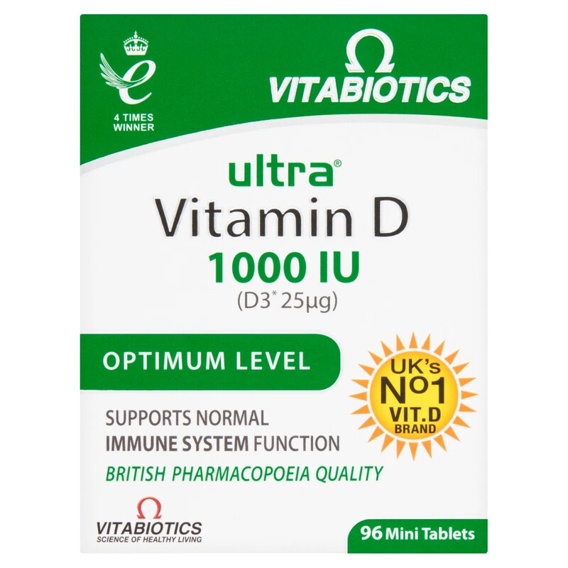 Vitamin D 1000 IU – 96 Mini Tablets