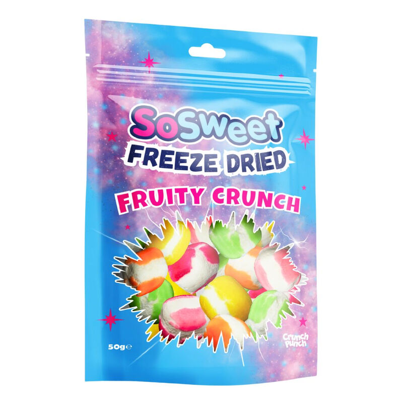 Freeze Dried Sweets Fruity Crunch Pouch 50g