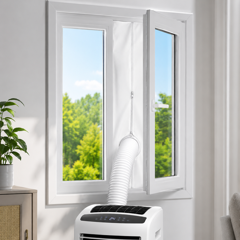 Fensterdichtungsstreifen für tragbare Klimaanlage 3m, Fensterdichtung für mobiles Klimagerät, Fensterabdichtung, Fensterabdichtungsstreifen