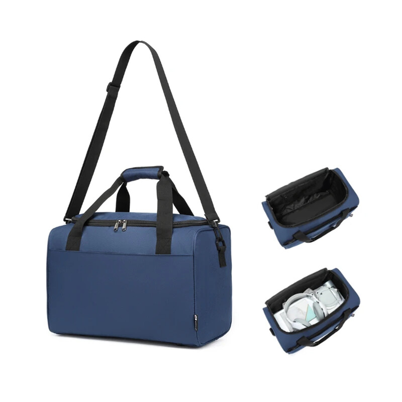 KONO 40x20x25 cm Ryanair Unter-Sitz-Tasche, 20 L Leichtes Kabinenhandgepäck für Reisen und Pendeln (Marineblau)