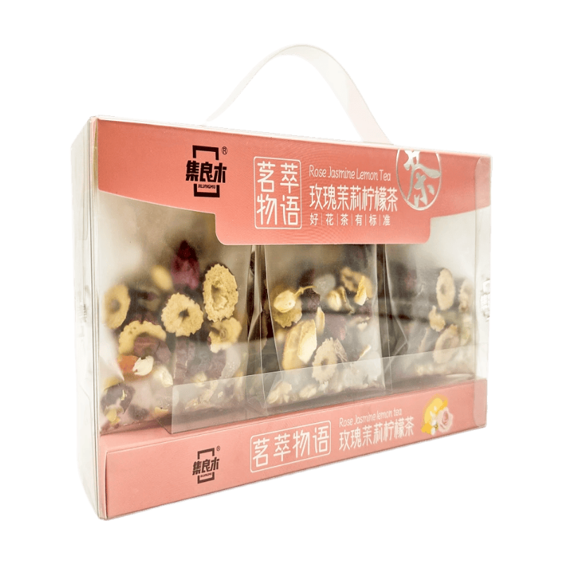 JiLiangMu Rosen-Jasmin-Zitronentee 144 g