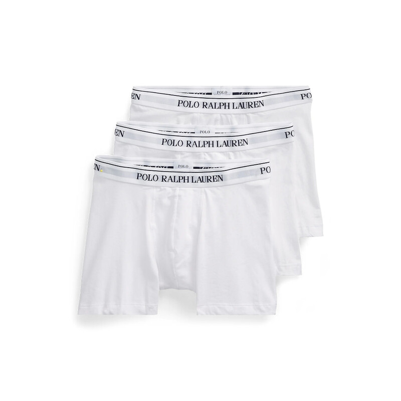 Stretch-Cotton Boxer Brief 3-Pack White/White/White M 714835887003