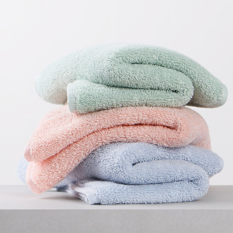 MEROPE, Cotton Young Face Towel, 35x75cm 120g, Pink, 1 Pack